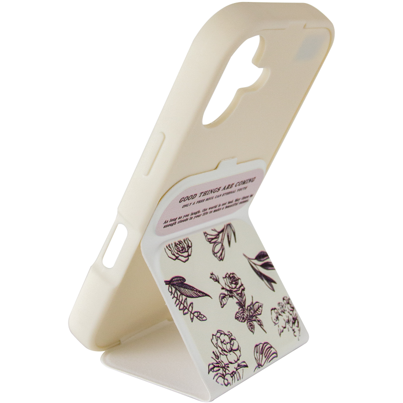 Чохол TPU Panel Stand для Apple iPhone 17 (6.3"), Floral Sketch 3, TPU, купити оптом з доставкою