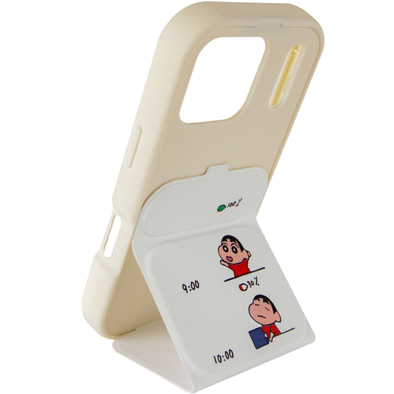 Чохол TPU Panel Stand для Apple iPhone 17 Pro (6.3"), Battery Mood 3, TPU, купити оптом з доставкою