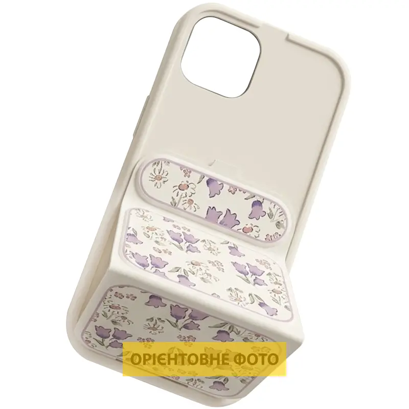 Чехол TPU Panel Stand для Apple iPhone 17 Pro (6.3"), Floral Breeze 2, TPU, купить оптом с доставкой