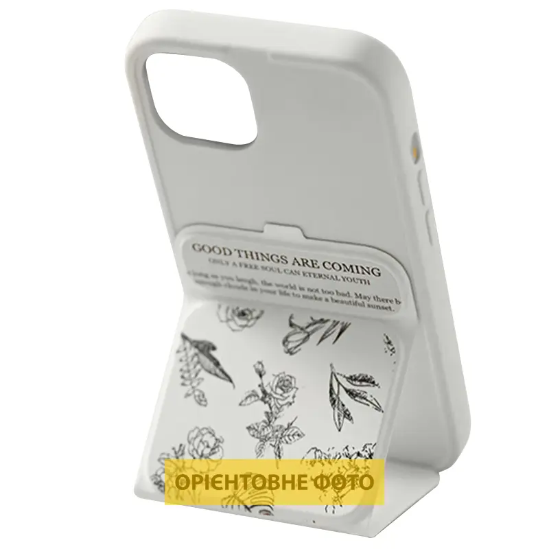 Чехол TPU Panel Stand для Apple iPhone 17 Pro (6.3"), Floral Sketch 2, TPU, купить оптом с доставкой
