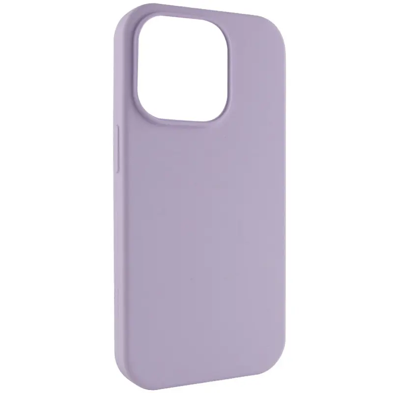Чехол Silk (AA) NO LOGO with Magnetic Fit для Apple iPhone 15 (6.1"), Сиреневый / Lilac, Силикон, купить оптом с доставкой
