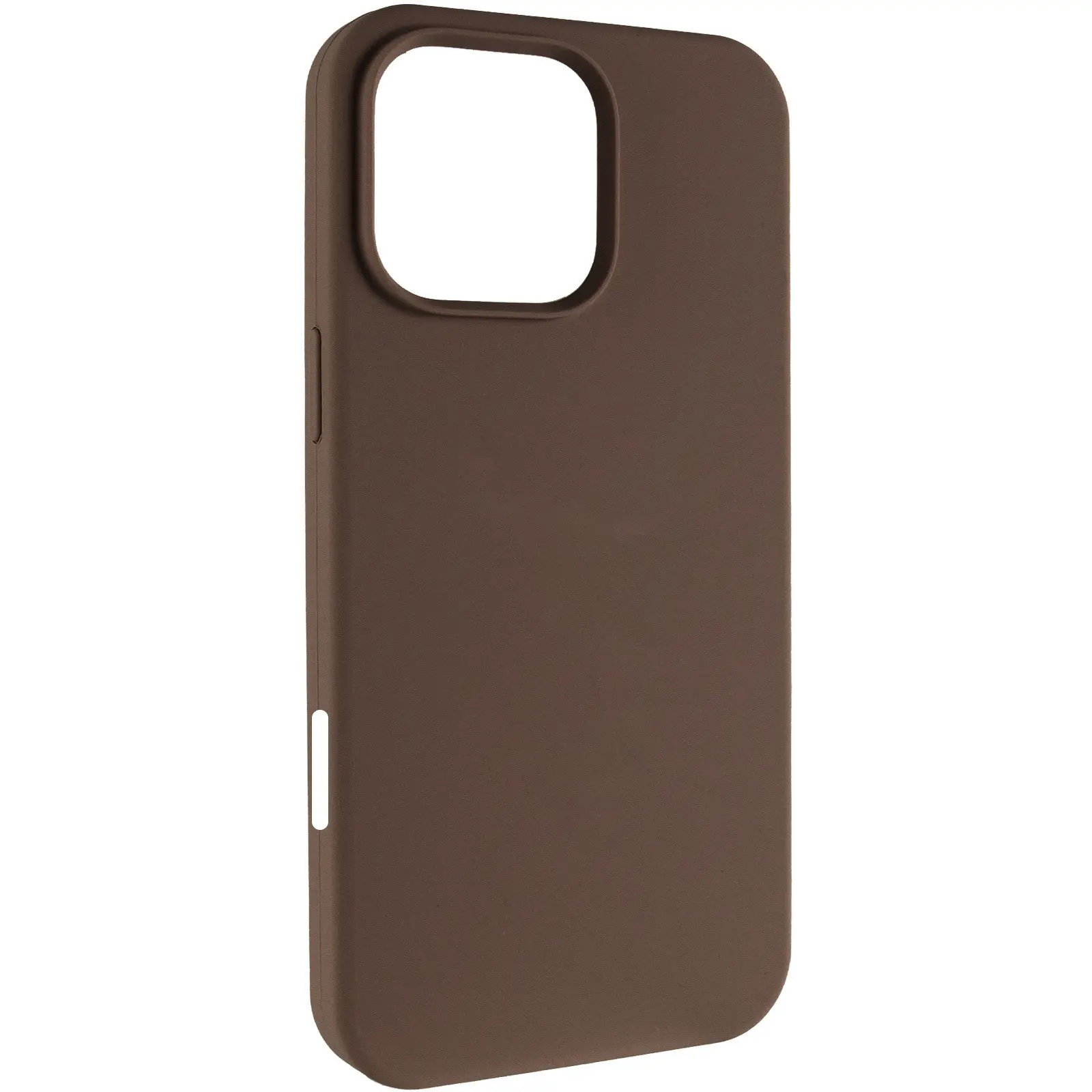 Чехол Silk (AA) NO LOGO with Magnetic Fit для Apple iPhone 16e / 17e (6.1"), Коричневый / Brown, Силикон, купить оптом с доставкой