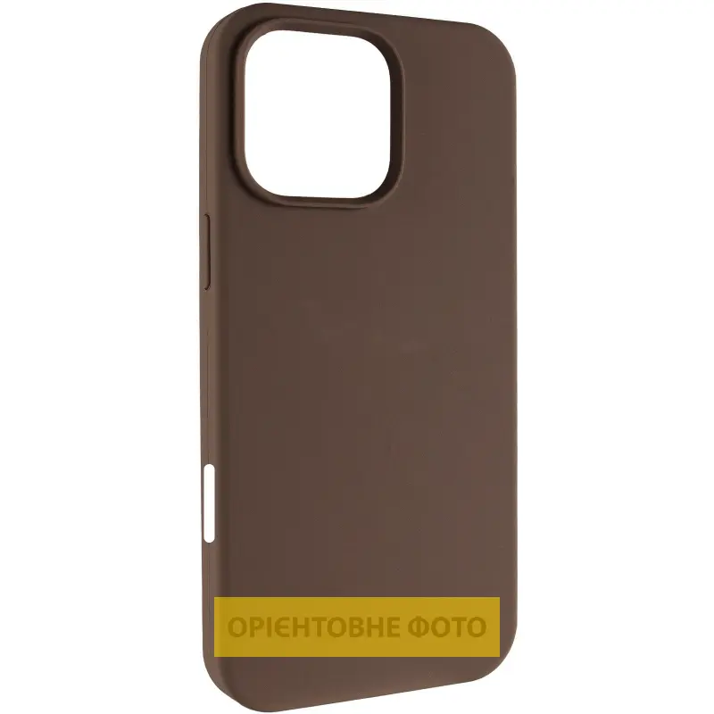 Чехол Silk (AA) NO LOGO with Magnetic Fit для Apple iPhone 17 Pro Max (6.9"), Коричневый / Brown, Силикон, купить оптом с доставкой