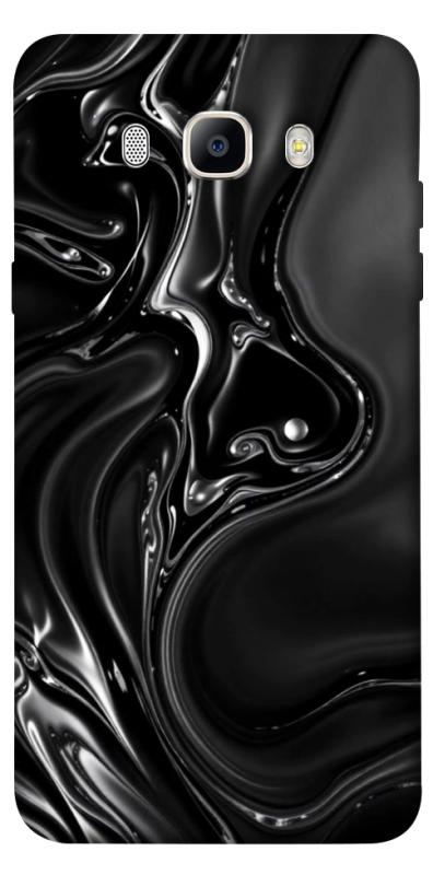 Чехол itsPrint Black Liquid для Samsung J710F Galaxy J7 (2016), паттерн, купить оптом с доставкой