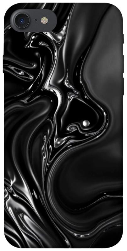 Чехол itsPrint Black Liquid для Apple iPhone 7 / 8 (4.7"), паттерн, купить оптом с доставкой