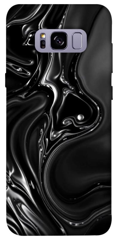 Чехол itsPrint Black Liquid для Samsung G955 Galaxy S8 Plus, паттерн, купить оптом с доставкой