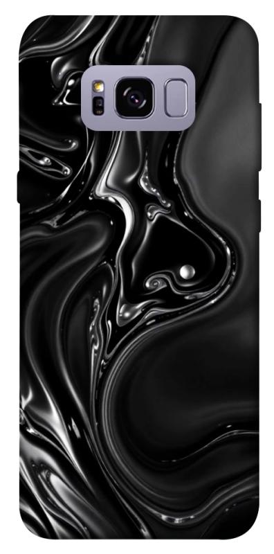Чехол itsPrint Black Liquid для Samsung G955 Galaxy S8 Plus, паттерн, купить оптом с доставкой
