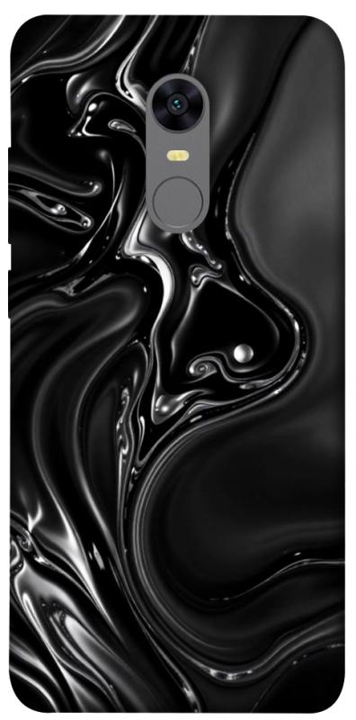 Чехол itsPrint Black Liquid для Xiaomi Redmi 5 Plus / Redmi Note 5 (Single Camera), паттерн, купить оптом с доставкой