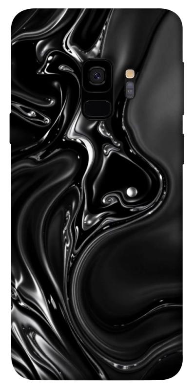 Чохол itsPrint Black Liquid для Samsung Galaxy S9, паттерн, купити оптом з доставкою