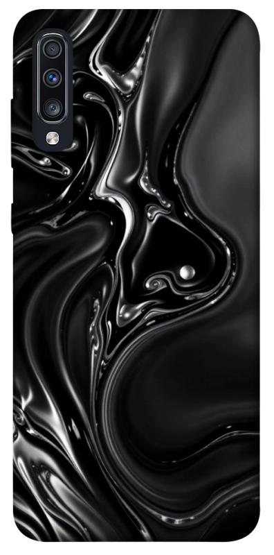Чехол itsPrint Black Liquid для Samsung Galaxy A70 (A705F), паттерн, купить оптом с доставкой