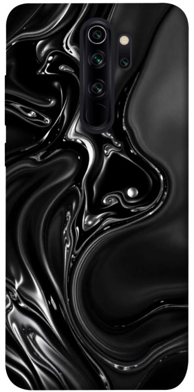 Чехол itsPrint Black Liquid для Xiaomi Redmi Note 8 Pro, паттерн, купить оптом с доставкой