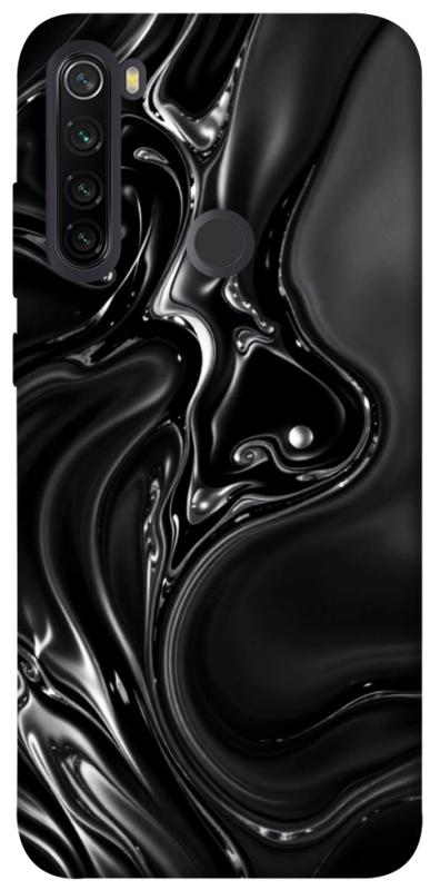 Чехол itsPrint Black Liquid для Xiaomi Redmi Note 8T, паттерн, купить оптом с доставкой