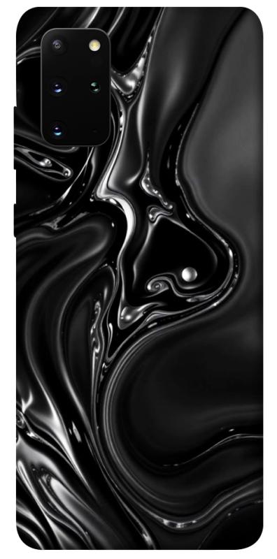 Чехол itsPrint Black Liquid для Samsung Galaxy S20+, паттерн, купить оптом с доставкой