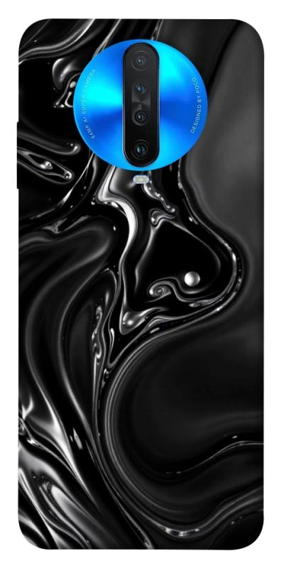 Чехол itsPrint Black Liquid для Xiaomi Redmi K30, паттерн, купить оптом с доставкой