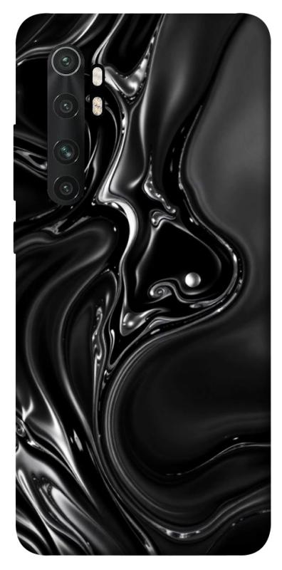 Чехол itsPrint Black Liquid для Xiaomi Mi Note 10 Lite, паттерн, купить оптом с доставкой
