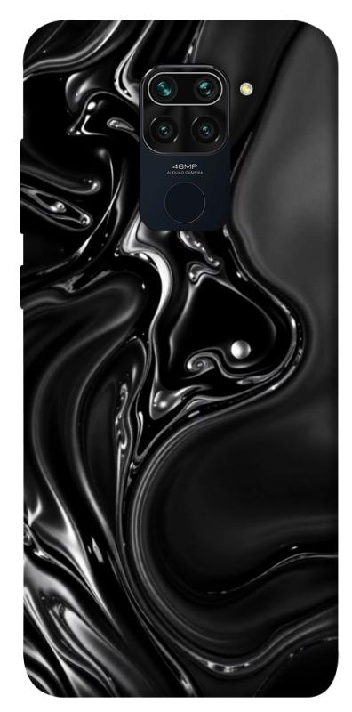 Чехол itsPrint Black Liquid для Xiaomi Redmi Note 9 / Redmi 10X, паттерн, купить оптом с доставкой