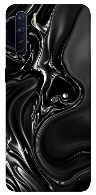 Чехол itsPrint Black Liquid для Oppo A91, паттерн, купить оптом с доставкой
