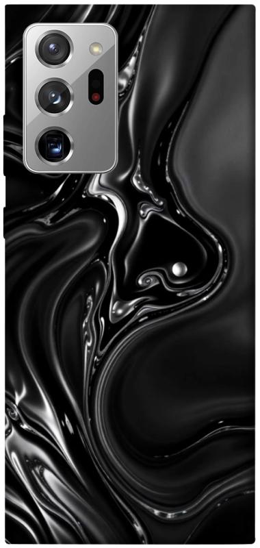 Чехол itsPrint Black Liquid для Samsung Galaxy Note 20 Ultra, паттерн, купить оптом с доставкой
