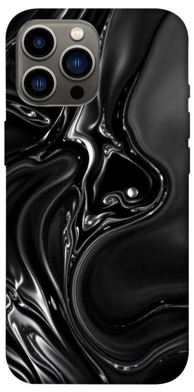 Чехол itsPrint Black Liquid для Apple iPhone 12 Pro Max (6.7"), паттерн, купить оптом с доставкой