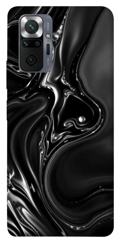 Чехол itsPrint Black Liquid для Xiaomi Redmi Note 10 Pro, паттерн, купить оптом с доставкой
