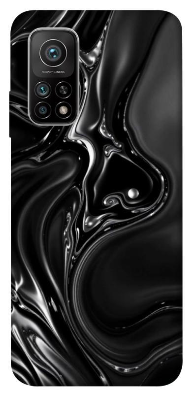 Чехол itsPrint Black Liquid для Xiaomi Mi 10T, паттерн, купить оптом с доставкой