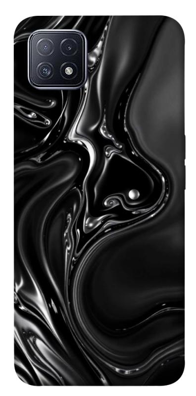 Чехол itsPrint Black Liquid для Oppo A73, паттерн, купить оптом с доставкой