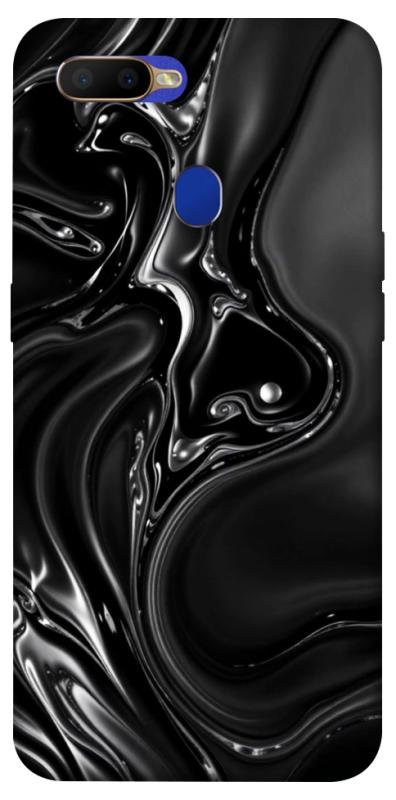 Чехол itsPrint Black Liquid для Oppo A5s / Oppo A12, паттерн, купить оптом с доставкой