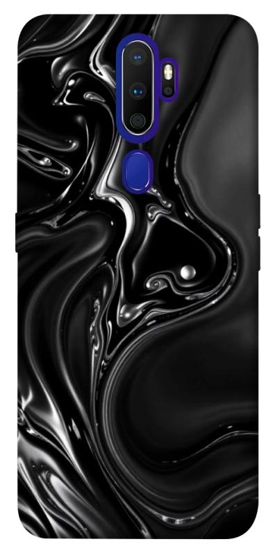 Чехол itsPrint Black Liquid для Oppo A5 (2020) / Oppo A9 (2020), паттерн, купить оптом с доставкой