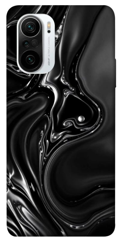 Чехол itsPrint Black Liquid для Xiaomi Redmi K40 / K40 Pro / K40 Pro+ / Poco F3, паттерн, купить оптом с доставкой
