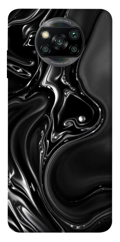 Чехол itsPrint Black Liquid для Xiaomi Poco X3 NFC / Poco X3 Pro, паттерн, купить оптом с доставкой
