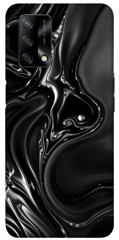 Чехол itsPrint Black Liquid для Oppo A74 4G, паттерн, купить оптом с доставкой