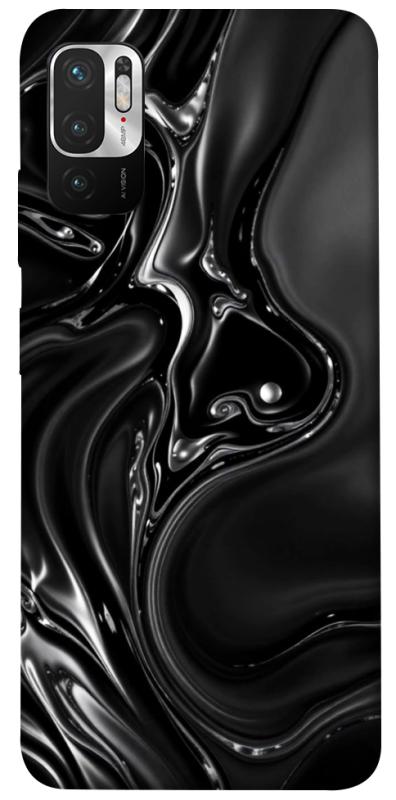 Чехол itsPrint Black Liquid для Xiaomi Redmi Note 10 5G, паттерн, купить оптом с доставкой