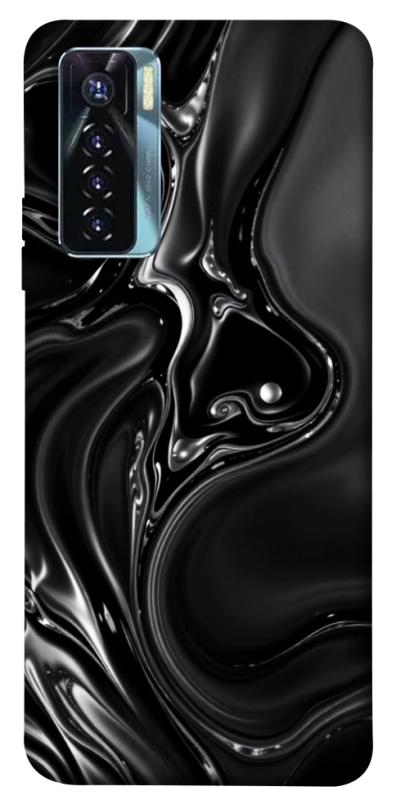 Чохол itsPrint Black Liquid для TECNO Camon 17 Pro, паттерн, купити оптом з доставкою