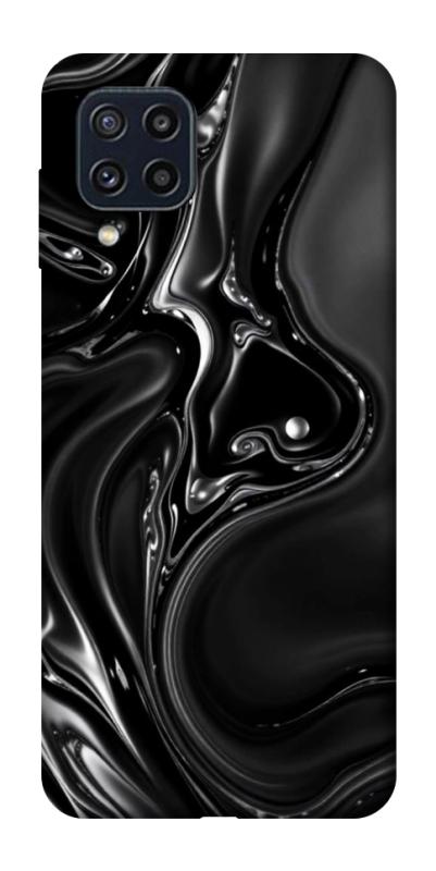Чехол itsPrint Black Liquid для Samsung Galaxy M32, паттерн, купить оптом с доставкой