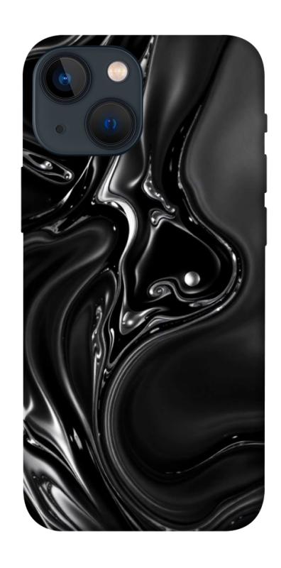 Чехол itsPrint Black Liquid для Apple iPhone 13 mini (5.4"), паттерн, купить оптом с доставкой