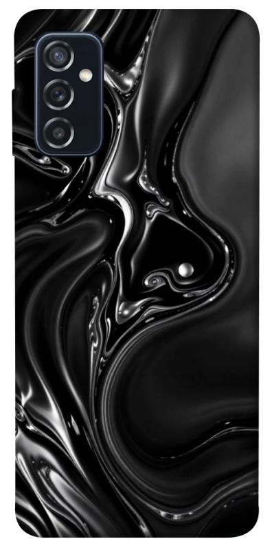 Чехол itsPrint Black Liquid для Samsung Galaxy M52, паттерн, купить оптом с доставкой