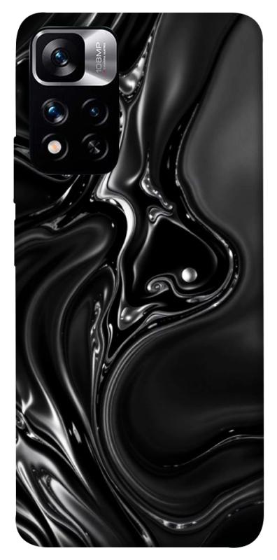 Чехол itsPrint Black Liquid для Xiaomi Poco M4 Pro 5G, паттерн, купить оптом с доставкой