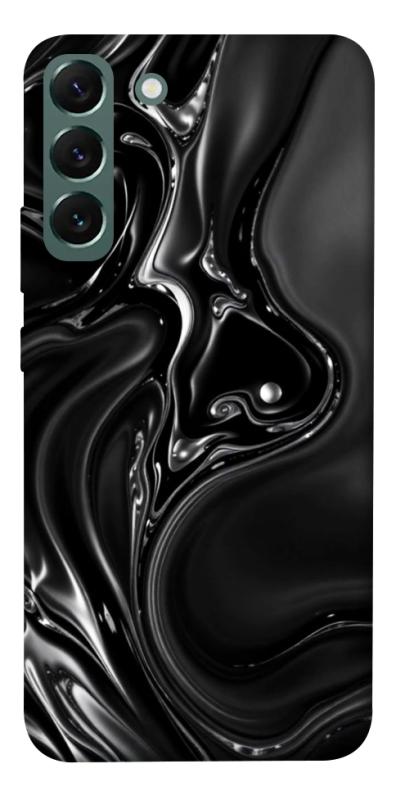 Чехол itsPrint Black Liquid для Samsung Galaxy S22+, паттерн, купить оптом с доставкой