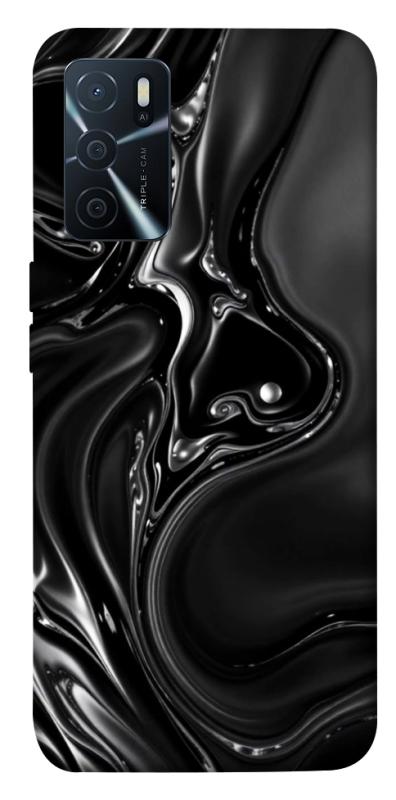 Чохол itsPrint Black Liquid для Oppo A16s / A16, паттерн, купити оптом з доставкою