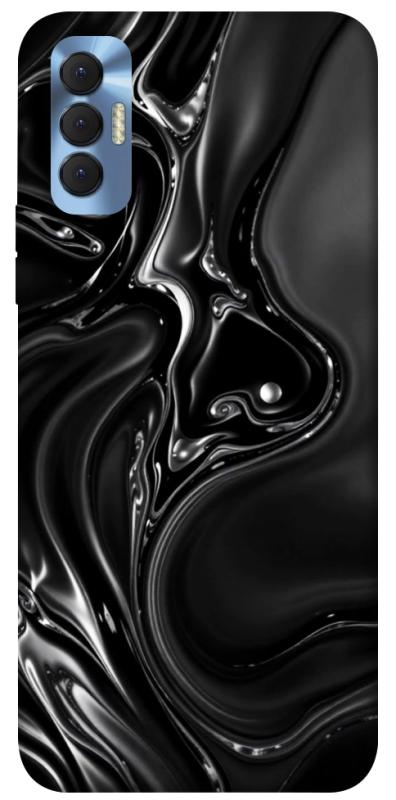 Чехол itsPrint Black Liquid для TECNO Spark 8P, паттерн, купить оптом с доставкой