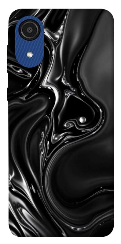 Чехол itsPrint Black Liquid для Samsung Galaxy A03 Core, паттерн, купить оптом с доставкой