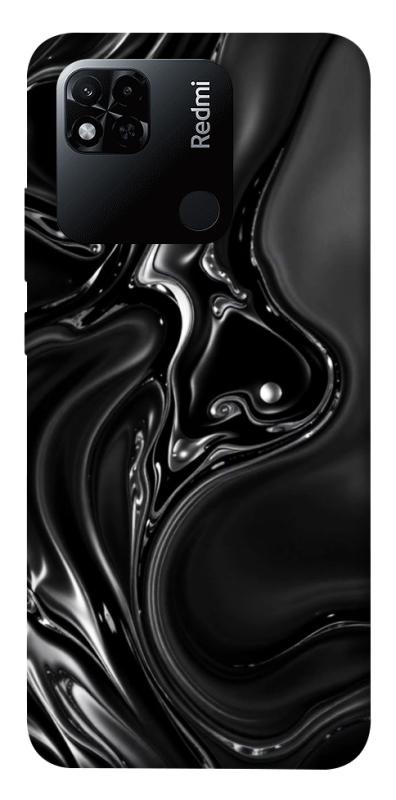 Чехол itsPrint Black Liquid для Xiaomi Redmi 10A, паттерн, купить оптом с доставкой