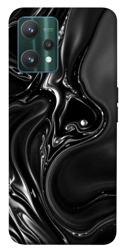 Чехол itsPrint Black Liquid для Realme 9 Pro, паттерн, купить оптом с доставкой