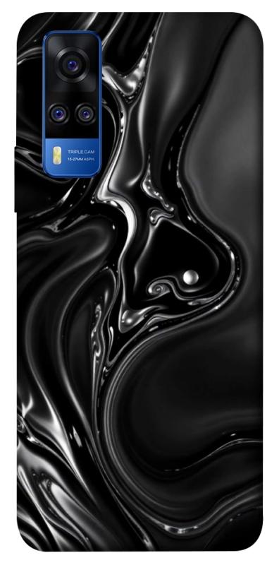 Чехол itsPrint Black Liquid для Vivo Y51a, паттерн, купить оптом с доставкой