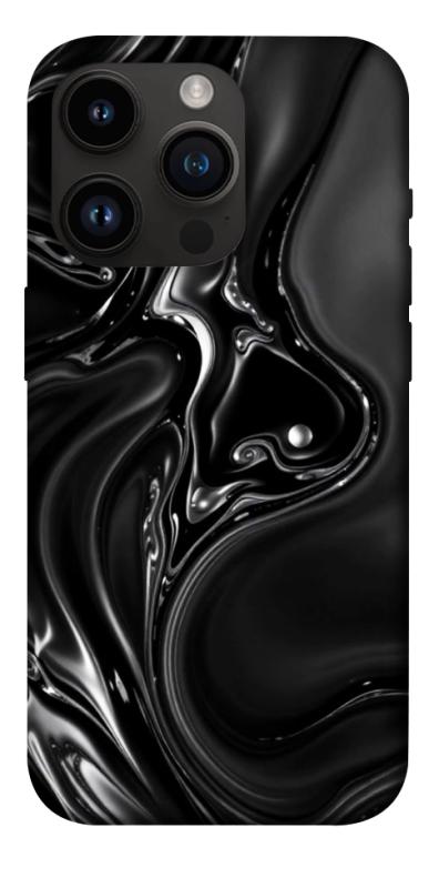 Чехол itsPrint Black Liquid для Apple iPhone 14 Pro (6.1"), паттерн, купить оптом с доставкой