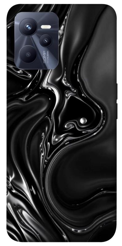 Чехол itsPrint Black Liquid для Realme C35, паттерн, купить оптом с доставкой