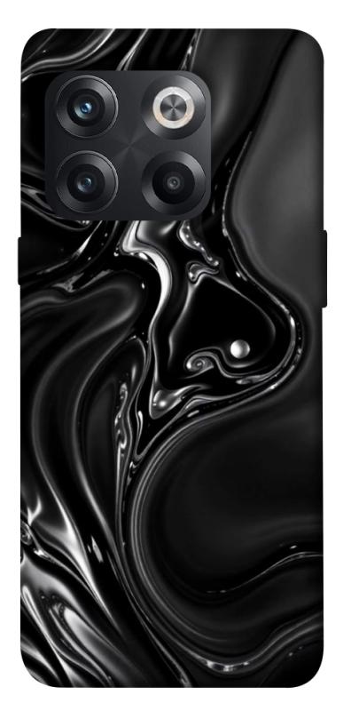 Чехол itsPrint Black Liquid для OnePlus 10T, паттерн, купить оптом с доставкой