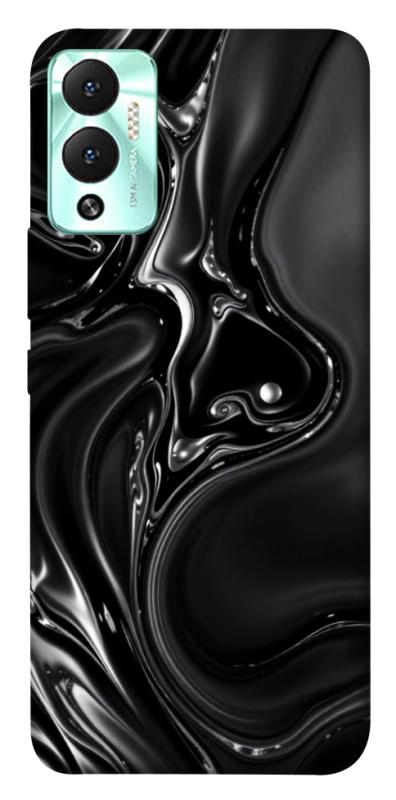 Чехол itsPrint Black Liquid для Infinix Hot 12 Play, паттерн, купить оптом с доставкой