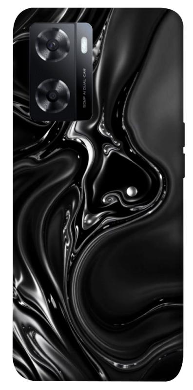 Чехол itsPrint Black Liquid для Oppo A57s, паттерн, купить оптом с доставкой