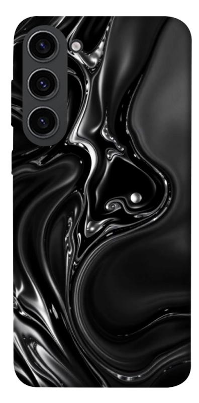 Чехол itsPrint Black Liquid для Samsung Galaxy S23, паттерн, купить оптом с доставкой
